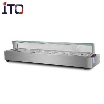 China Top 5 100% Manufacture BM 5 Table Pan Electric Bain Marie Commercial Heater / Stainless Steel Bain Marie Food for sale