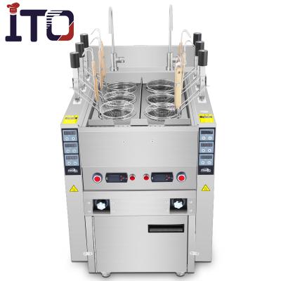 China ITO JL 001 Convection Automatic 6 Baskets Rising-lowering Pasta Cooker, Coummercial Automatic Noodle Cooker Machine for sale