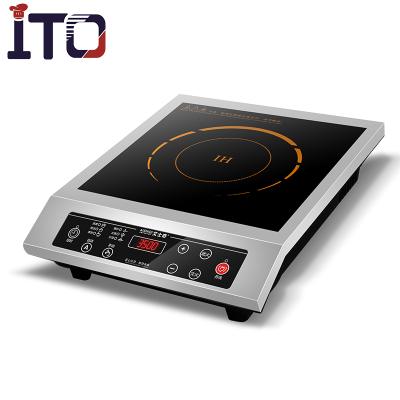 China Power Saving+Eco-Friendly Heating Commercial Restaurant Kitchen Appliances Cooker Stove 3500W Integrated Induction Cooktop for sale