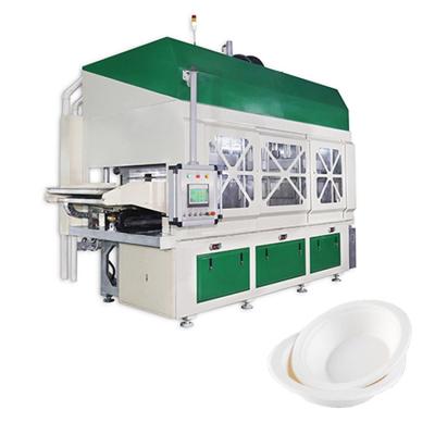 China Factory Disposable Food Container Production Line Tableware Biodegradable Paper Machine for sale