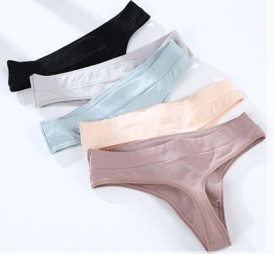 China Breathable Girls High Rise Thong G-String Panties Cotton Stockings for sale