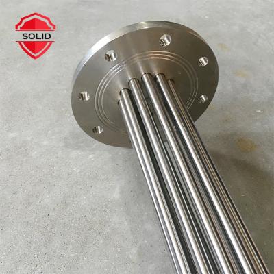 China Oil Fired Water Heating Elements , Electric Immersion Flange Heater for sale