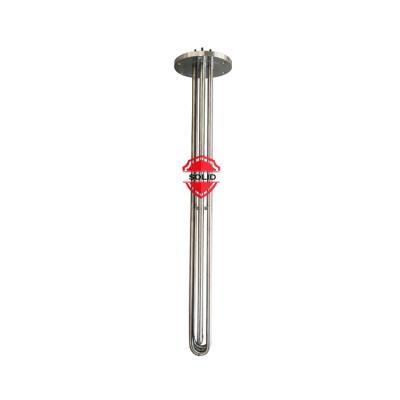 China Electric Industrial Tubular Water Heater Flange Immersion Heater for sale