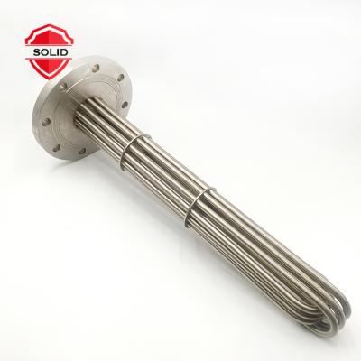 China Tubular Water Heating Element Flange Immersion Heater 380v 15kw 20kw For Water Heating for sale