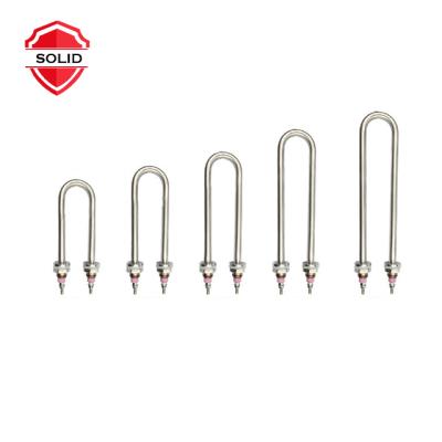 China Electric Industrial Process Heating Industry Screw Plug Immersion Tubular Stainless Steel Heater For Water Heating for sale