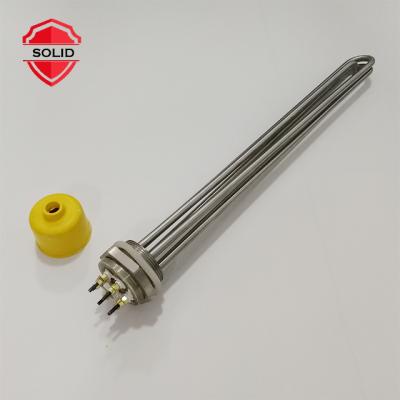 China DN32 220V/380V Electric Water Heating Element Immersion Heater Stainless Steel 304 Boiler Water Heater for sale