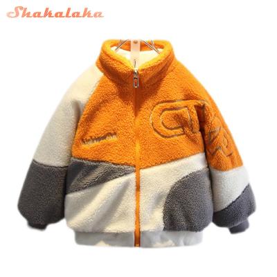 China New Fashion Casual Fashion Warm Fleece Cashmere Children's Clothing Boys Custom Made Coats for sale