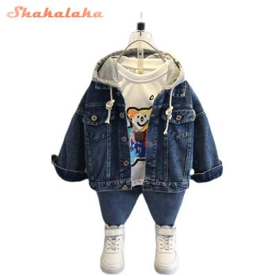 China New Autumn Baby Toddler Boys Girls Casual Denim Stripper Coat for sale