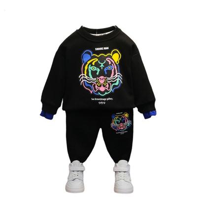 China Casual Hot Selling Lower Price Professional Kids Sweat Suits 2 Pieces Children's Clothes Boys Suits For Boys for sale