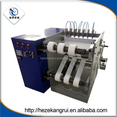 China PE jumbo roll adhesive tape cutting machine for fabric, PE, non-woven fabric for sale