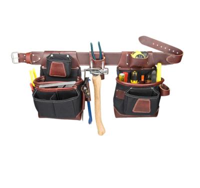 China OEM Customized Support Leather Tool Belt BS001 Belt Polyester Tool Bag for sale