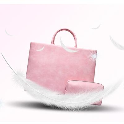 China Eco-friendly Eco-friendly Leather PU Laptop Bag Briefcase Bag for sale