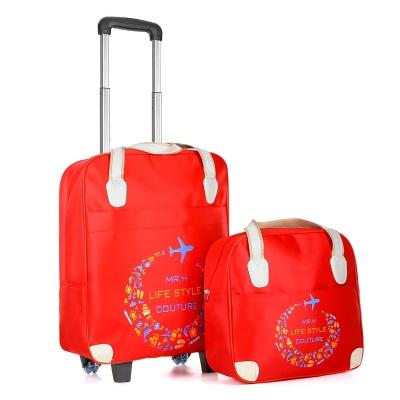 China 2018 Fashion Nylon Trolley Luggage /Bag/Cabin Case Luggage Set for sale