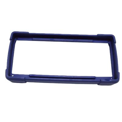 China Popular industrial equipment low price and high quality, good service of customized blue rubber frame samples processed by vacuum casting for sale