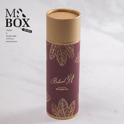 China Recyclable Custom Design Round Shape Paper Box Tea Packaging Box for sale