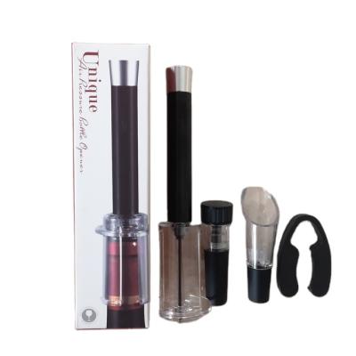 China 2021 Air Pressure New Arrivals Amazon Air Pressure Wine Opener Gift Set With Color Box for sale