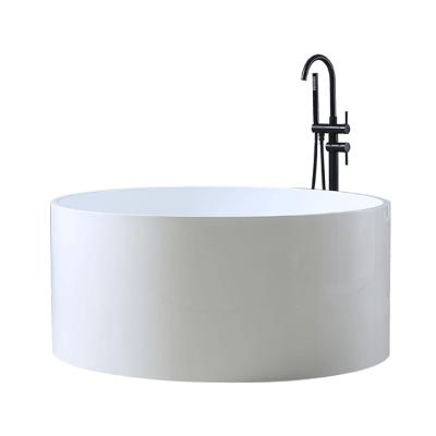 China Freestanding Hotel Freestanding Acrylic Bath tub Solid Surface Outdoor Bathtubs Soaking Baths for sale