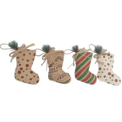 China Felt Acceptable Change Christmas Gift Storing Christmas Candy Hanging Decoration for sale