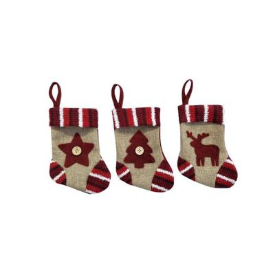 China Felt Christmas Tree Felt Ornaments Small Christmas Gift Stockings for sale