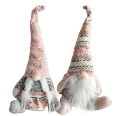 China Sitting Faceless Christmas Felt Christmas Decorations Gnome Santa Felt for sale