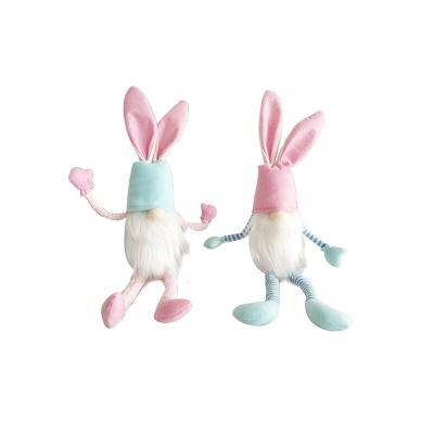 China Felt Easter Gnome Easter Bunny Plush Gnome Figurine for sale