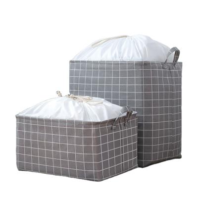 China Extra Large Capacity Folding Storage Bag Basket For Clothes And Comforter Toy Blanket for sale