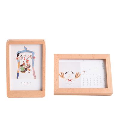 China Solid Wood Photo Frame Stain Japanese Beech Wood Picture Frame Desktop Manufacturer for sale