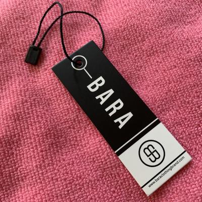 China Viable Factory Wholesale Custom Luxury Hang Tag , Garment Paper Hang Tag For Clothing And Bag for sale