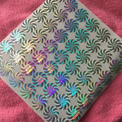 China Custom Printing Decorative Sticker Design Hologram Original Waterproof Authentic Sticker for sale