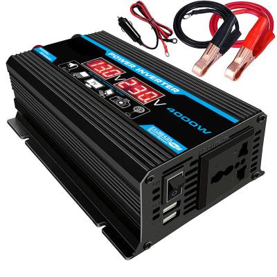 China 300w 300watt dc 12v to ac 220v 100v vehicle power converter car inverter with digital display and lcd fan 18.7cm*10cm*14.5cm for sale