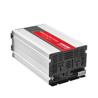 China 4000w 4kw 24 volt dc 12v to ac 110v 220 full power home car solar photovoltaic inverter sine wave inverter HWDY-314 for sale