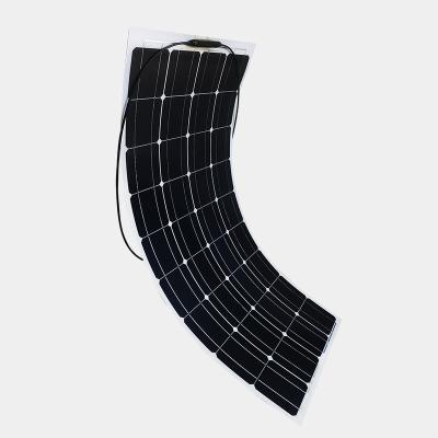 China Car Photovoltaic Power Fast Support 100w Monocrystalline Monocrystalline Solar Panel for RV Camping Outdoor 220v Power Supply for sale