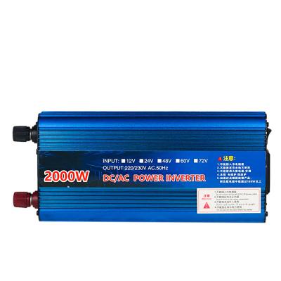 China DC 12v 24v to AC 220v Smart PV Outdoor Vehicle Inverter Solar Power Car Home Inverter HWDY-205 for sale