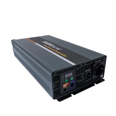 China 3000w 12v 24v to 220v 110v High Power Portable Solar Pure Sine Wave Inverter Vehicle Inverter 52cm*22cm*14cm for sale