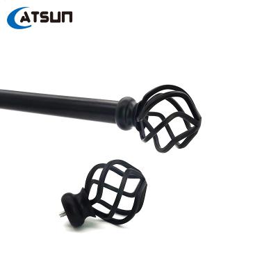 China Hot Sale Classic Style Durable 1 Inch Metal Extension Support Rod Accessories Curtain Rods for sale