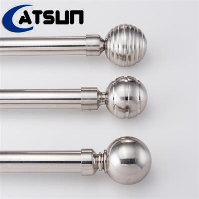 Cina CATSUN China Factory Supply Hotel Durable Good Quality Iron Fashion Portable Curtain Rod Price in vendita