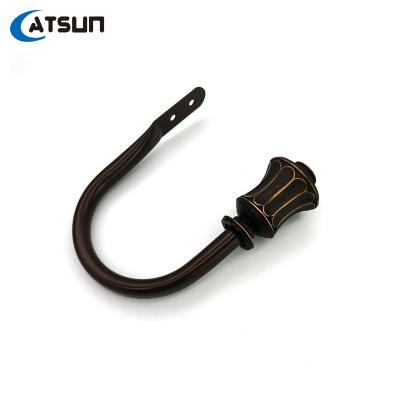 China Customization Durable Hot Sale Curtain Accessories Curtain Tieback Single Decorative Barriers Curtain Hook for sale