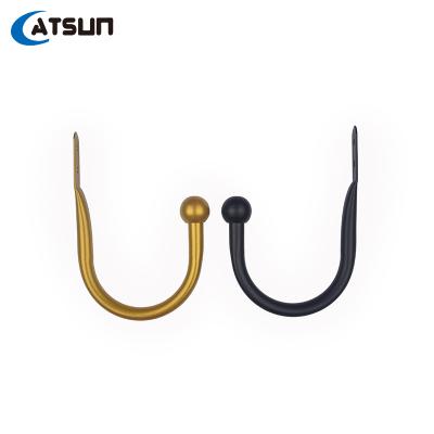 China Promotion Durable Drapes Metal Accessory Fancy Curtain Tiebacks Hooks for sale