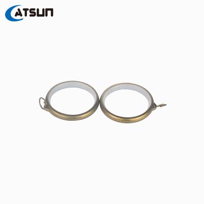 China Durable Customized Home Accessories Blind Windows Decoration Plastic Iron Curtain Rings for sale