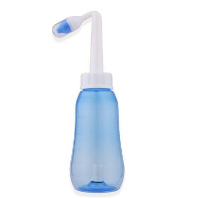 China Nose Cleansing Rinse Nose Cleaner Nasal Wash Bottle Neti Pot Nasal Sinus Irrigation 300ml Portable for sale