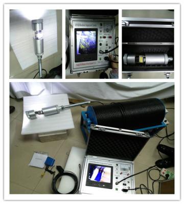 China Wide Angle Lens View Downhole and Side View Imaging Water Well Dual Camera for sale