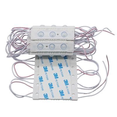 China LED 12v 3 chips sign lens module led mini smd led module remote control 5050 injection RGB led modules for sale