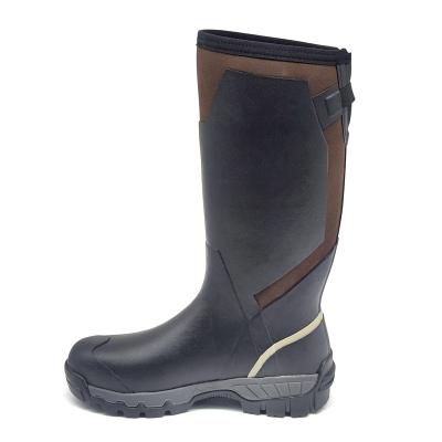 China 2022 New Design Waterproof Mens Farmer Boots Waterproof Neoprene Wellington Work Rubber Boots for sale