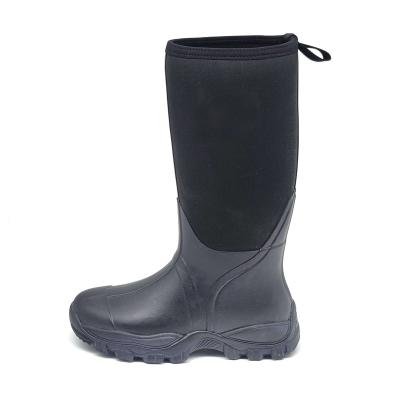 China 2022 New Design Waterproof Mens Farmer Boots Waterproof Neoprene Wellington Work Rubber Boots for sale