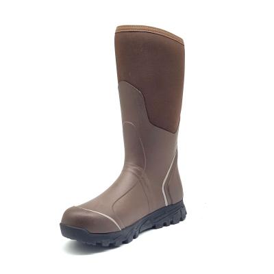 China Waterproof Mens Farmer Boots Waterproof Neoprene Wellington Work Rubber Boots for sale