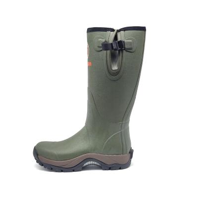 China Waterproof High Quality Neoprene Waterproof Slip On Wellington Farmer Boots for sale