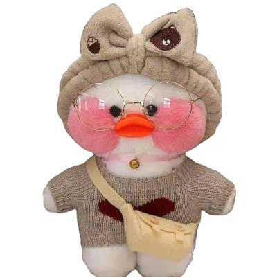 China Pillow& 2021 New Cushion Design Kawaii Duck Lalafanfan Soft Plush Toy for sale