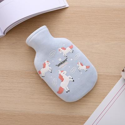 China Handsome & Comfortable Fleece Hand Warmer Rubber Hot Water Bags With Cover for sale