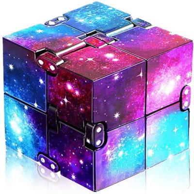 China Relaxation and play of the custom wholesale star colorful effort decompression the other toys infinity cube fidgety person toy for sale