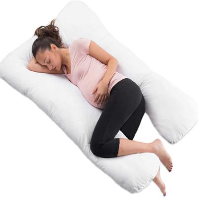 China U Shaped Full Body Anti-static White Maternity Maternity Pregnancy Pillow for sale